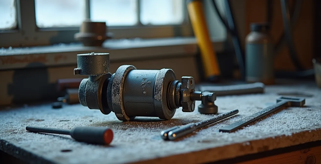 Magnetventil winterfest machen - Frostschutz für Bewässerungssystem