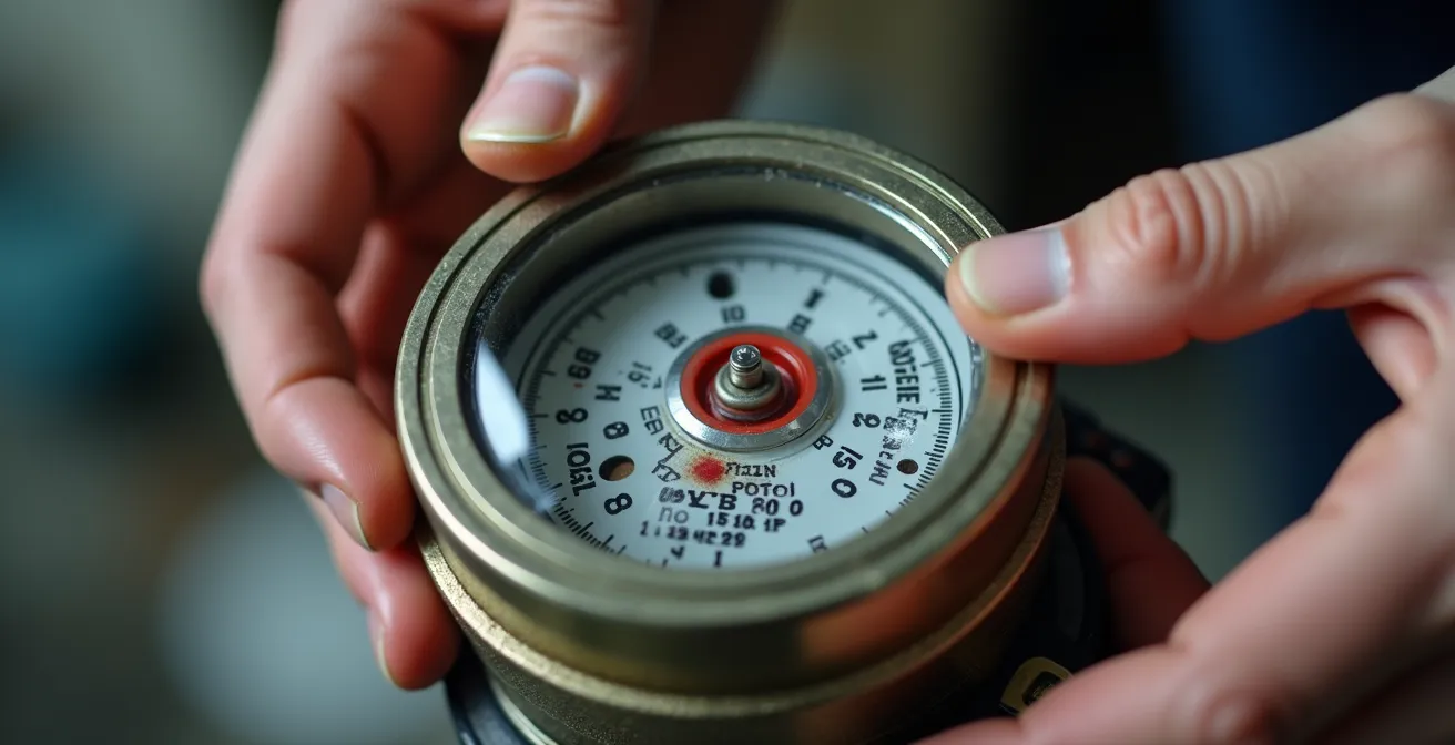 Installation eines Smart-Aufsatzes auf einen analogen Wasserzähler